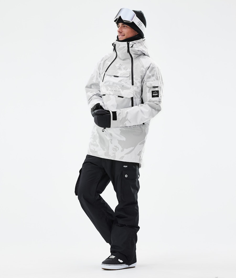 Akin Snowboard Outfit Men Grey Camo/Black