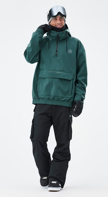 Cyclone Outfit Snowboardowy Mężczyźni Bottle Green/Blackout