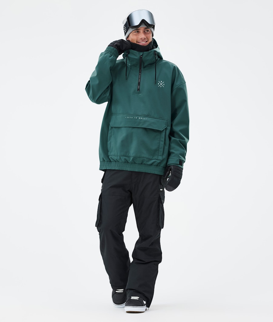 Cyclone Outfit Snowboardowy Mężczyźni Bottle Green/Blackout