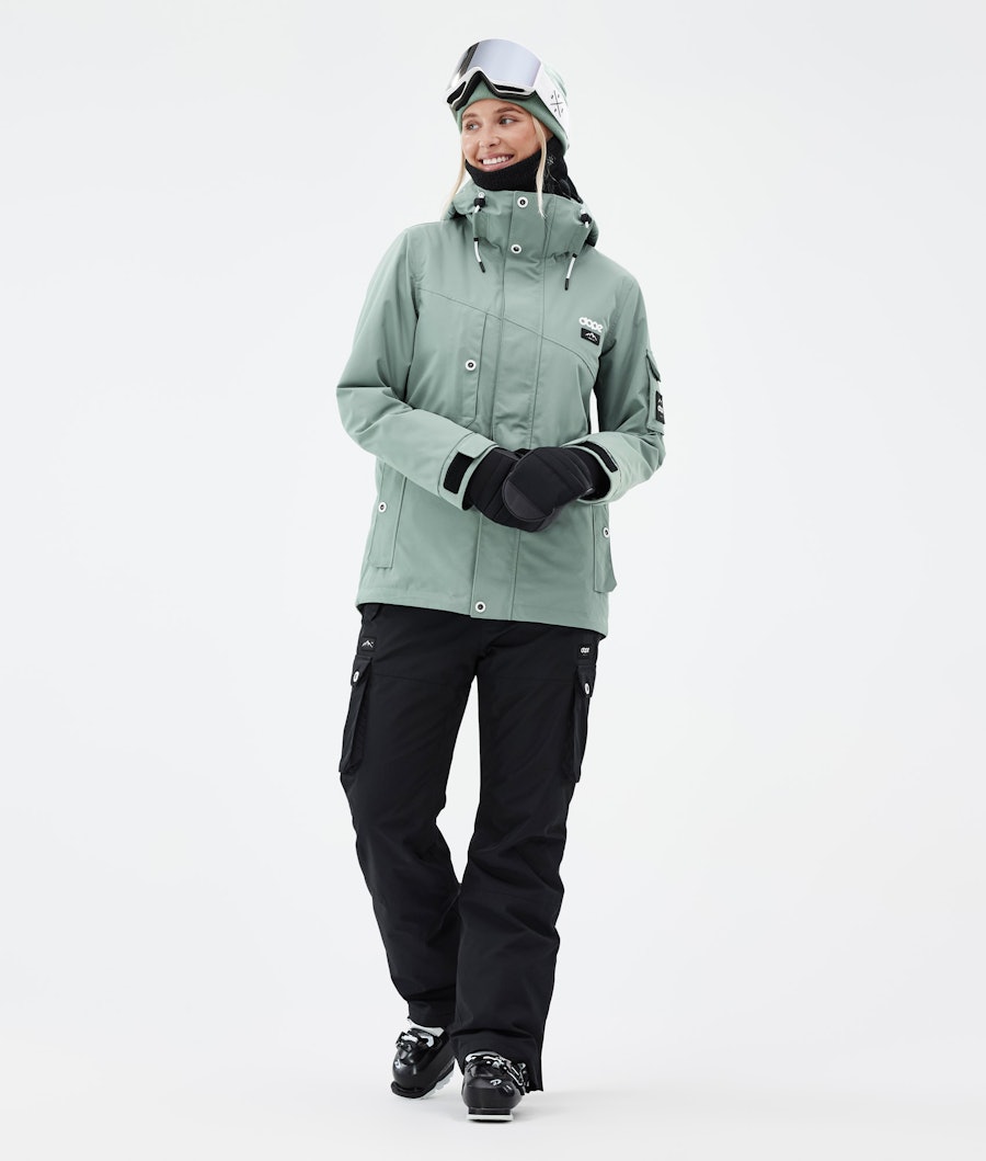 Adept W Ski Outfit Women Faded Green/Black
