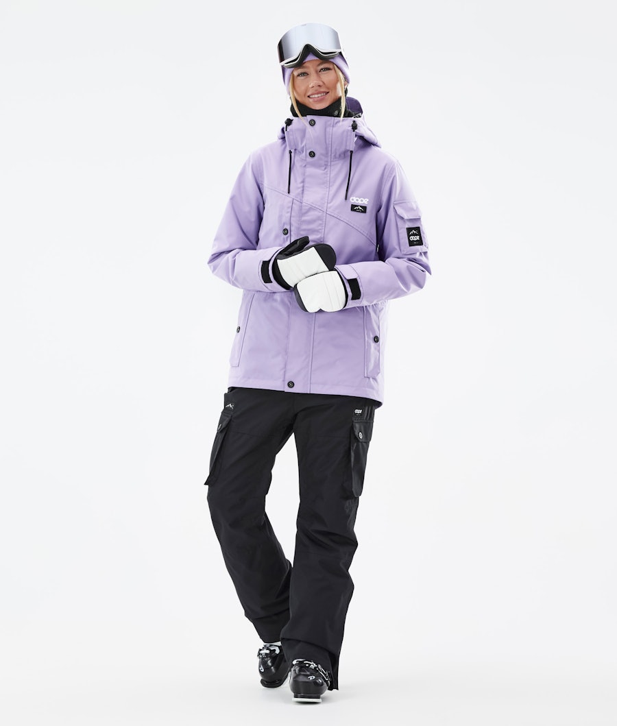 Adept W Ski Outfit Damen Faded Violet/Blackout