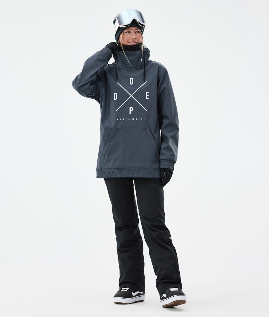 Yeti W Snowboard Outfit Damen Metal Blue/Black