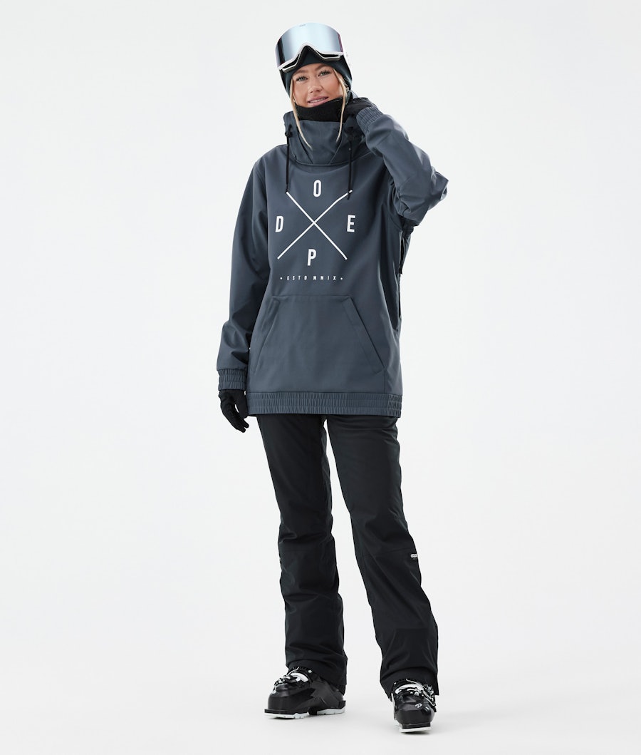 Yeti W Ski Outfit Damen Metal Blue/Black