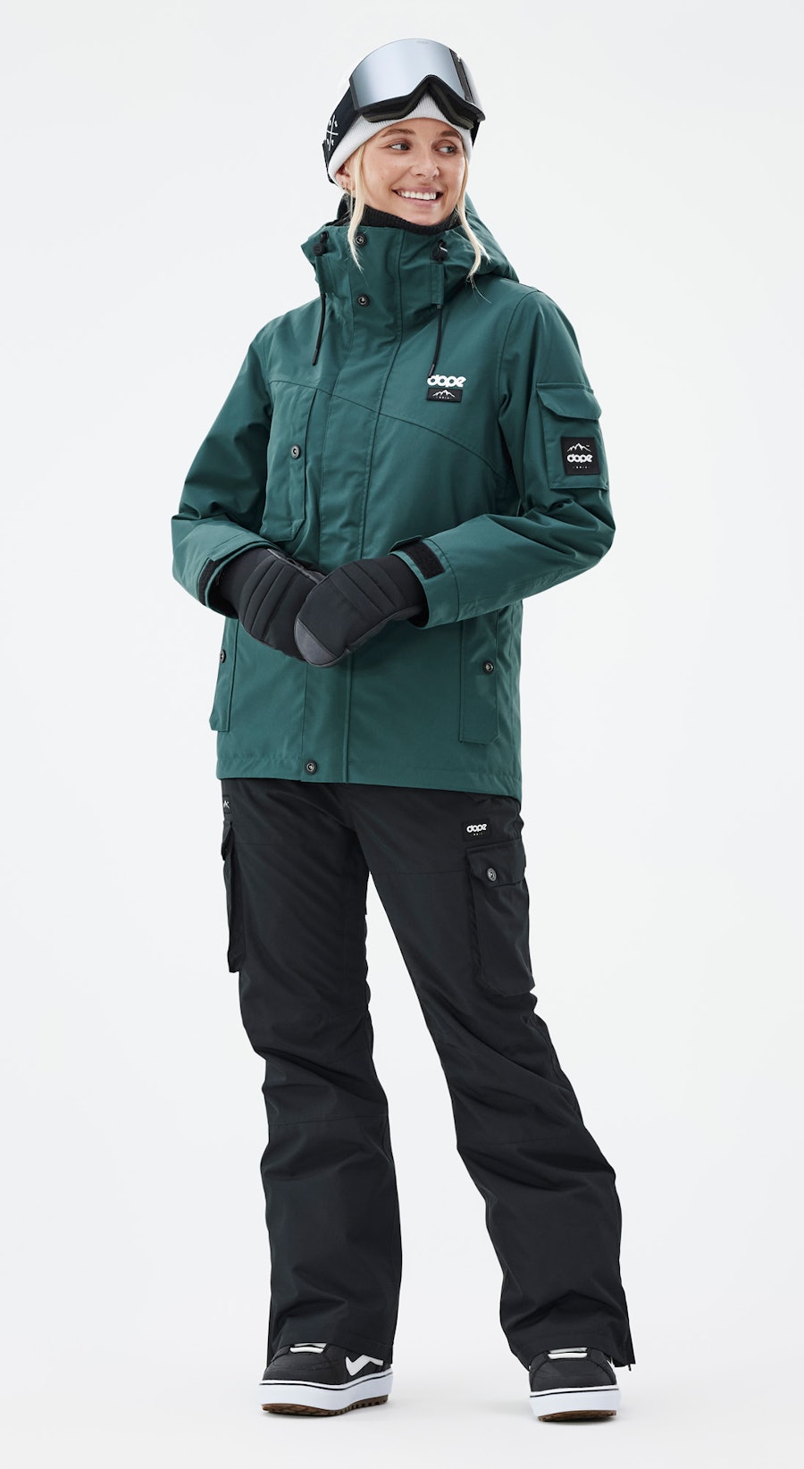 Adept W Outfit Snowboard Donna Bottle Green/Blackout