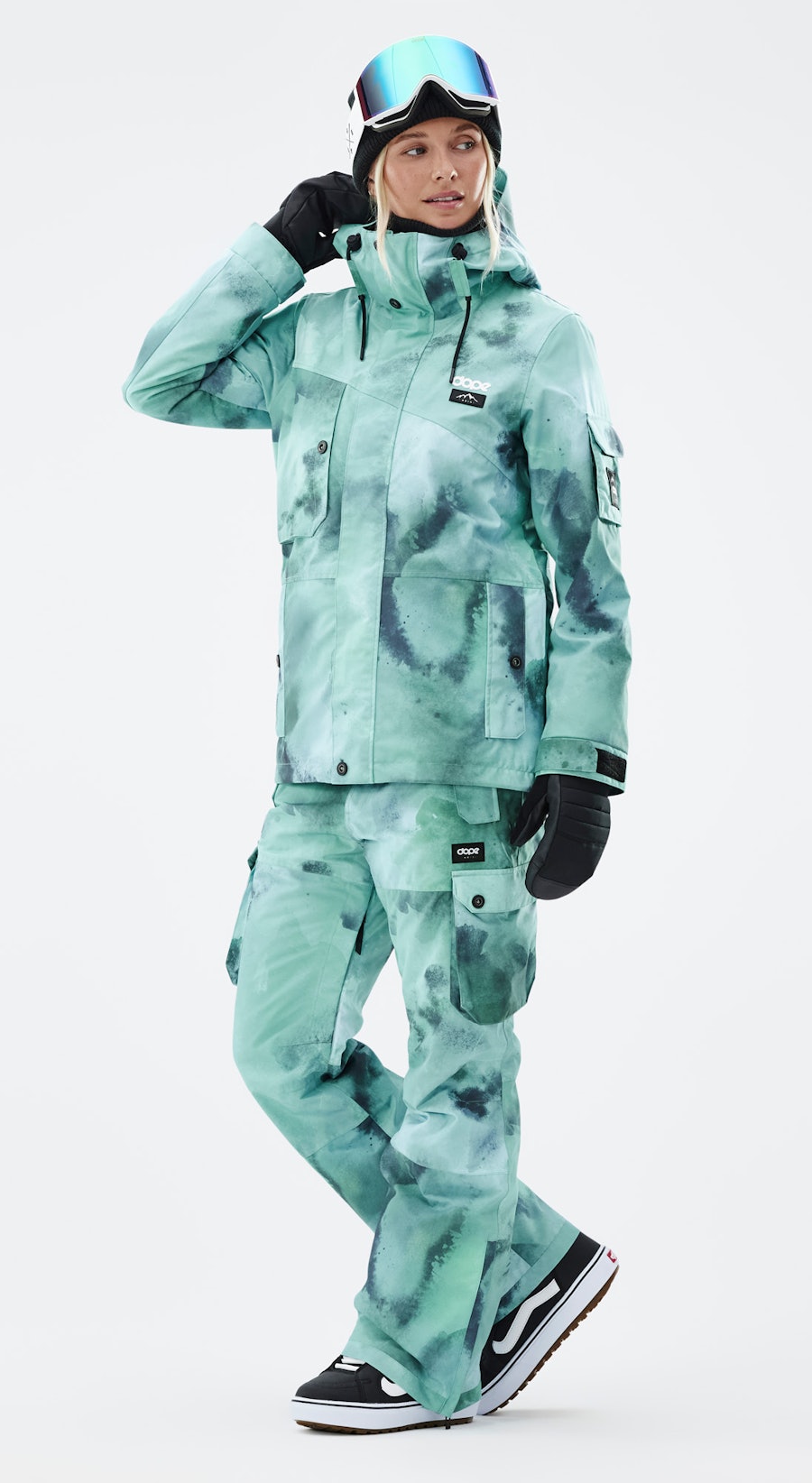 Adept W Outfit Snowboardowy Kobiety Liquid Green/Liquid Green