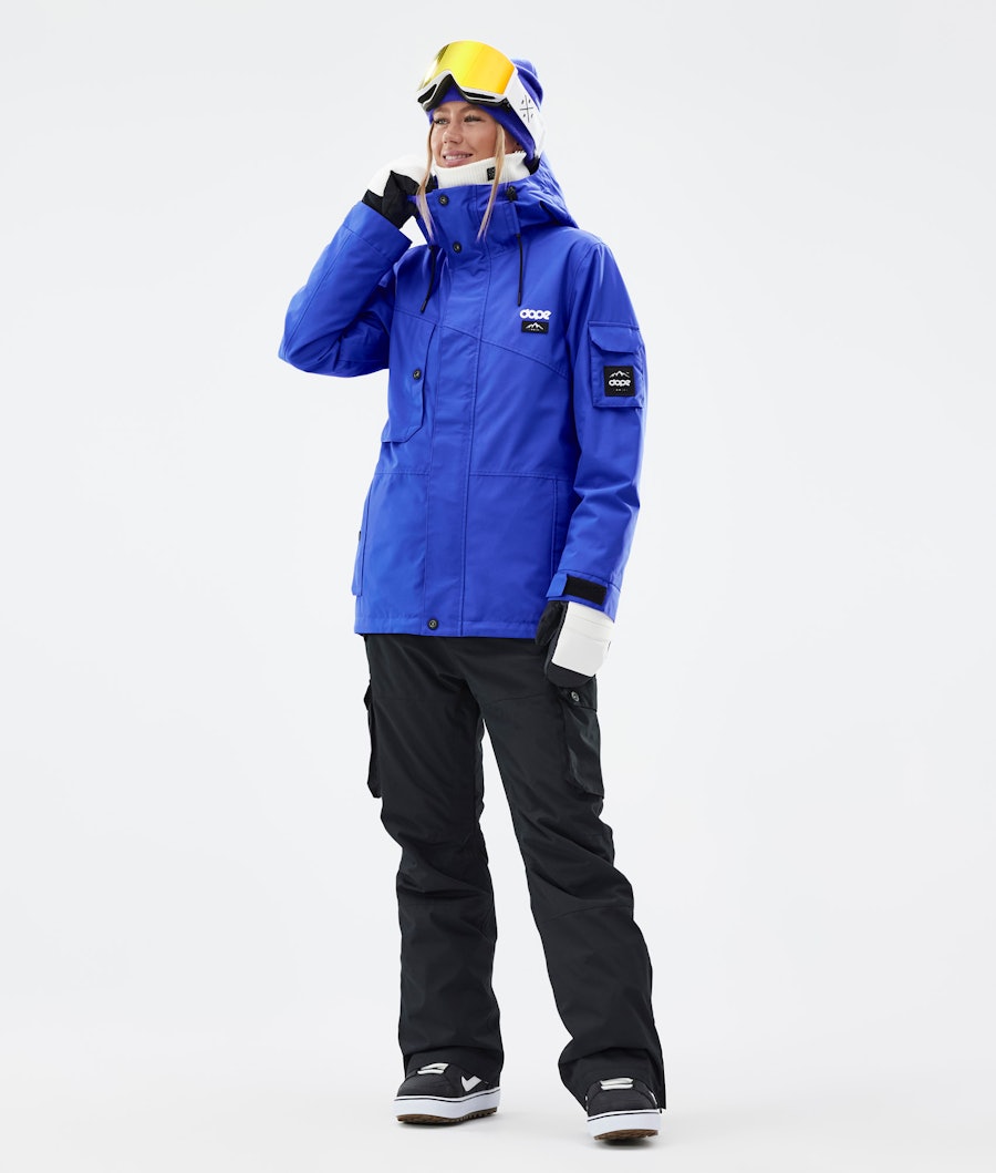 Adept W Snowboard Outfit Damen Cobalt Blue/Blackout
