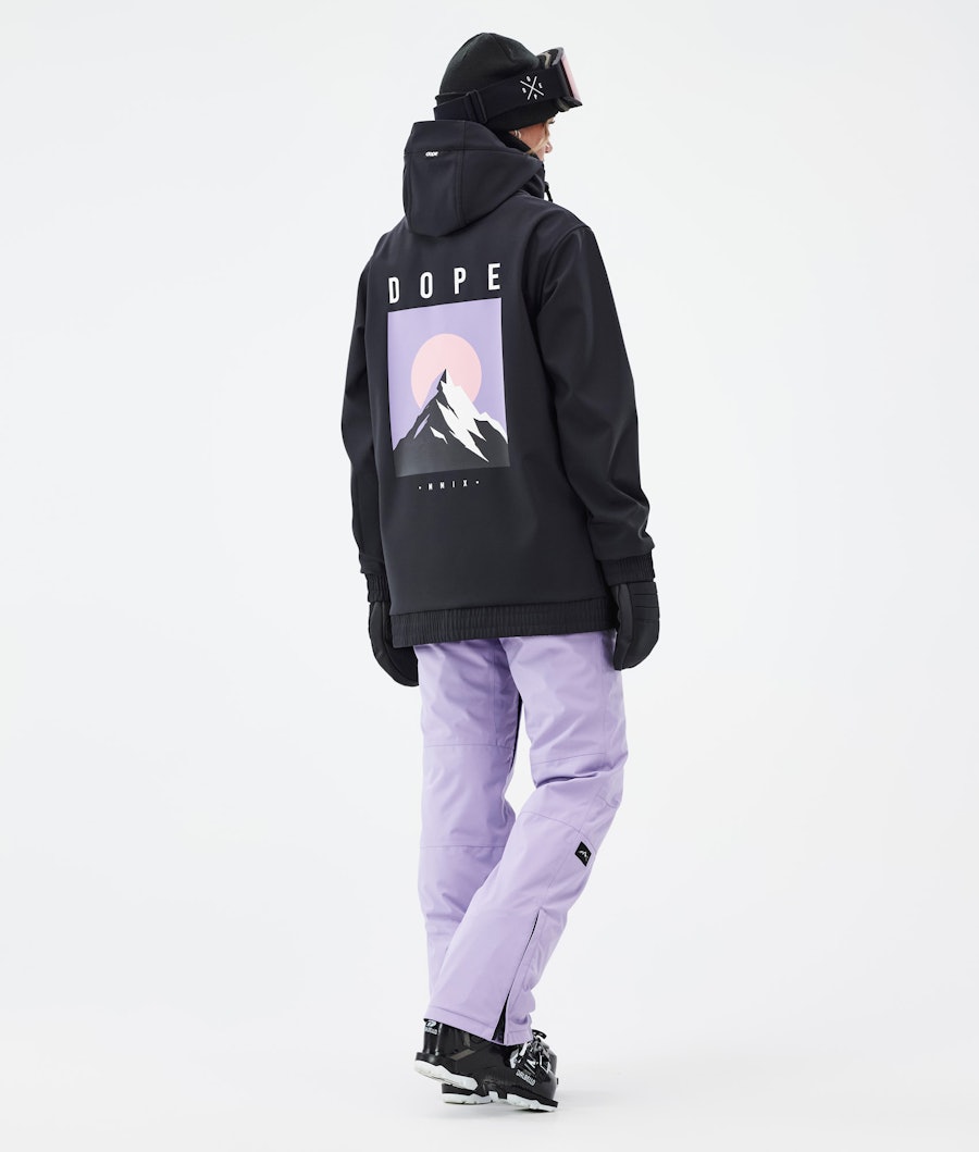 Yeti W Ski Outfit Damen Black/Faded Violet