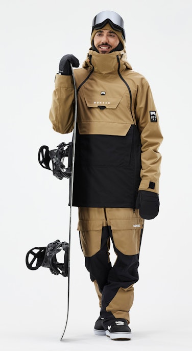 Doom Snowboard Outfit Herren Gold/Black
