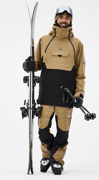 Doom Ski Outfit Men Gold/Black