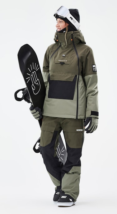 Doom W Snowboard Outfit Women Olive Green/Black/Greenish
