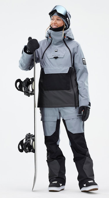 Doom W Snowboard Outfit Dames Soft Blue/Black/Phantom