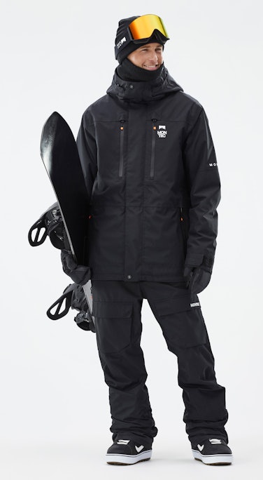 Fawk Snowboard Outfit Herren Black