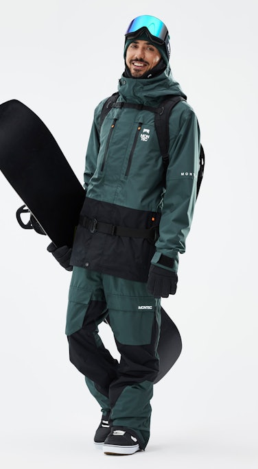 Fawk Outfit Snowboardowy Mężczyźni Dark Atlantic/Black