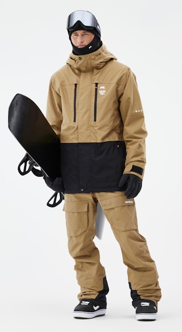Fawk Outfit Snowboardowy Mężczyźni Gold/Black