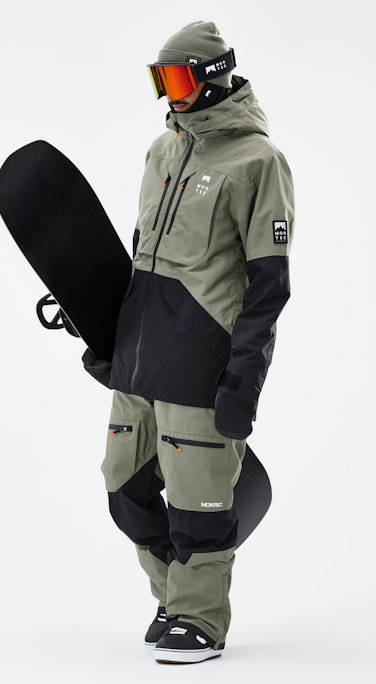 Arch Snowboard Outfit Men Greenish/Black