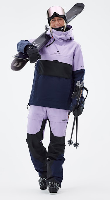 Dune W Ski Outfit Women Faded Violet/Black/Dark Blue