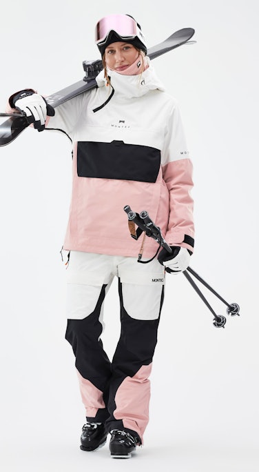 Dune W Ski Outfit Women Old White/Black/Soft Pink