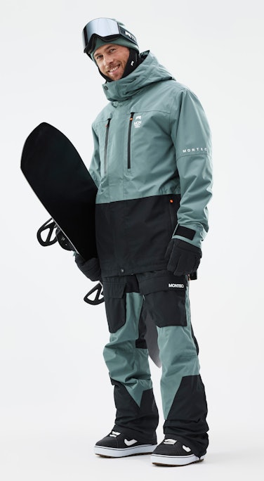 Fawk Outfit Snowboardowy Mężczyźni Atlantic/Black