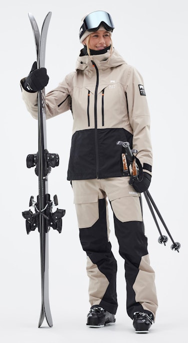 Moss W Outfit Ski Femme Sand/Black